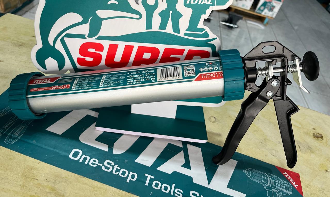 PISTOLA CALAFATEADORA ALUMINIO 12 PULGADAS THT20112